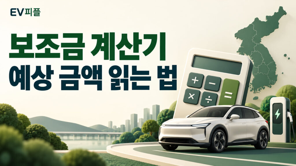 보조금 계산기 · 예상 금액 읽는 법 내용을 표현한 안내 일러스트